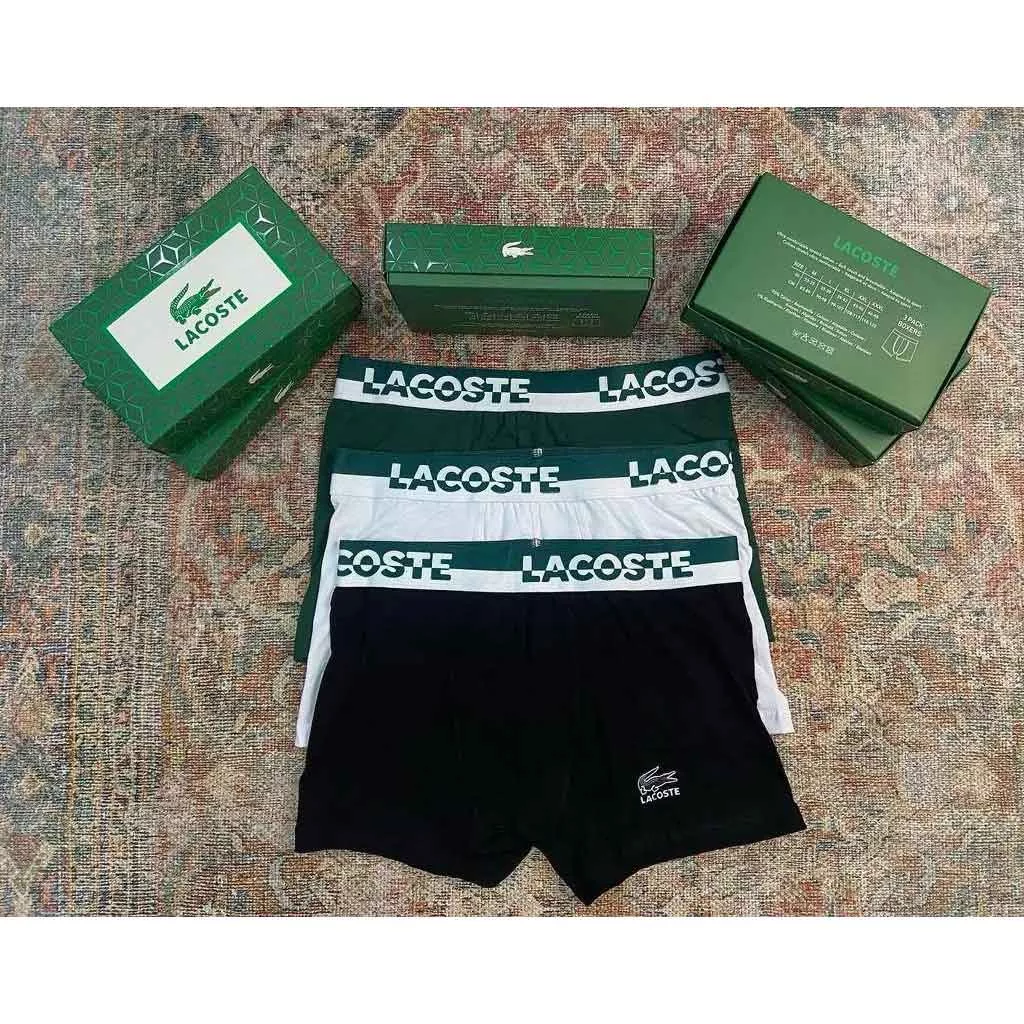 پک 3تایی شورت مردانه لاکوست LACOST اورجینال