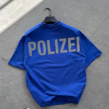 تیشرت کاربنی طرح نوشته  POLIZEI