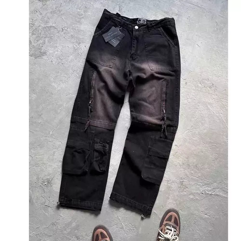شلوار کارگو کاستوم مشکی قهوه ای  برند philipp plein