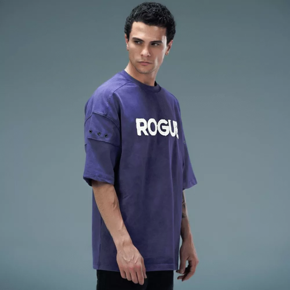 تیشرت مدل rogue برند essence of life رنگ بنفش