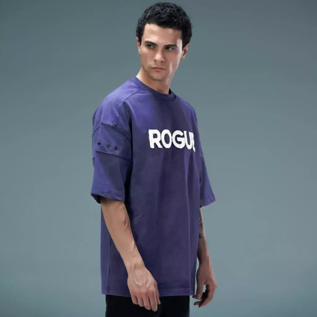 تیشرت مدل rogue برند essence of life رنگ بنفش