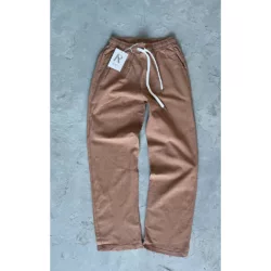 شلوار لینن برند رترو رنگ نسکافه ای