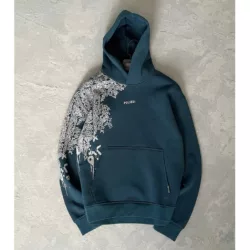 هودی طرح آستین سنتی برند پولیزی رنگ سبز