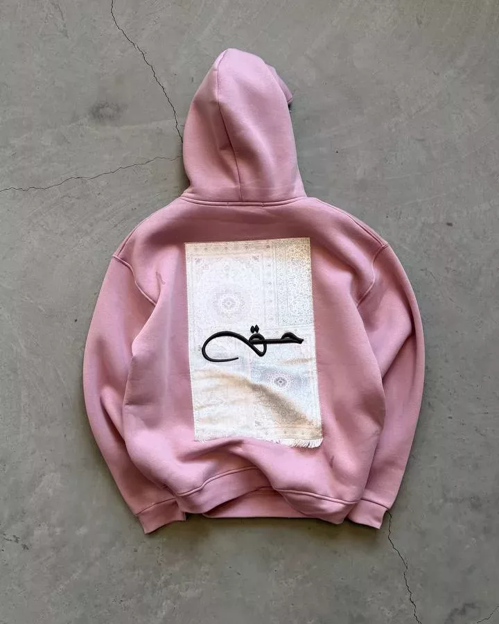 هودی مدل حق رنگ صورتی