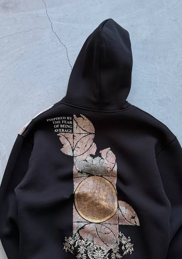 هودی مدل نوشه realistic رنگ مشکی