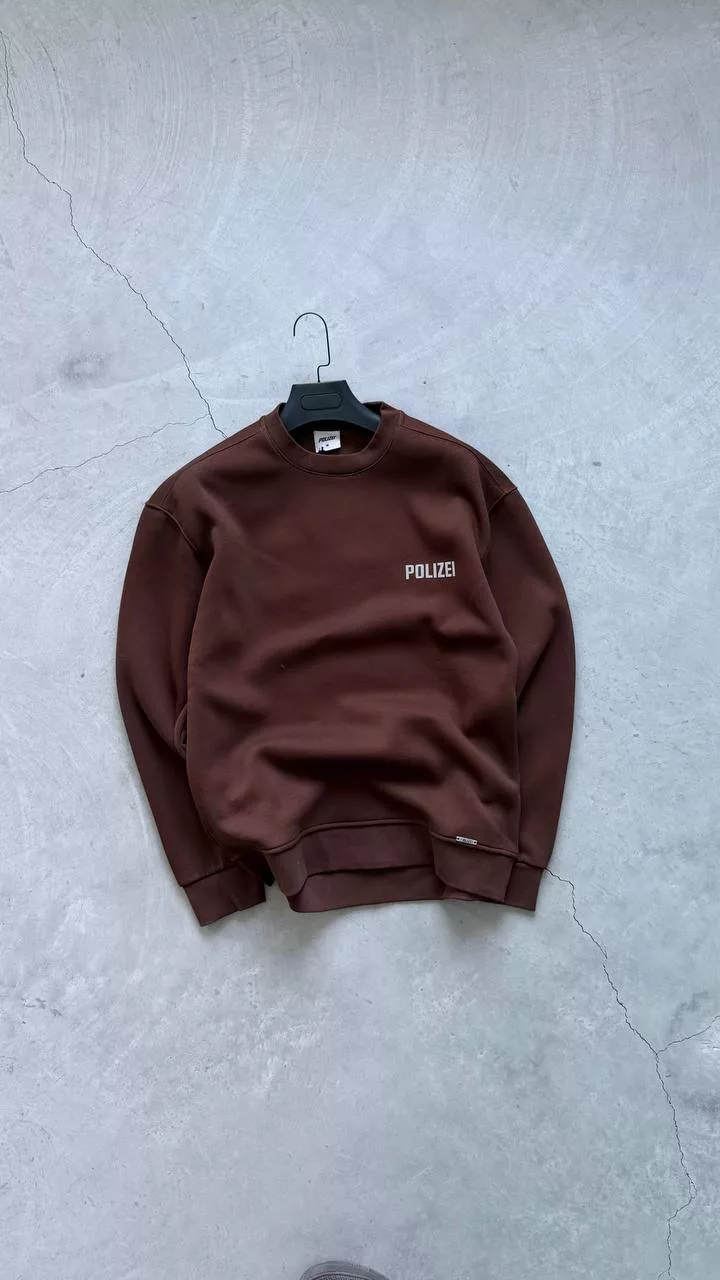 دورس مدل نوشته polizei رنگ قهوه ای