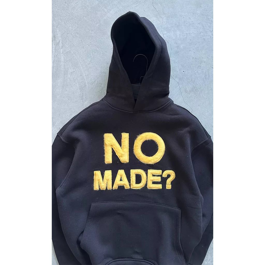 هودی مدل NO MADE برند واموس رنگ مشکی
