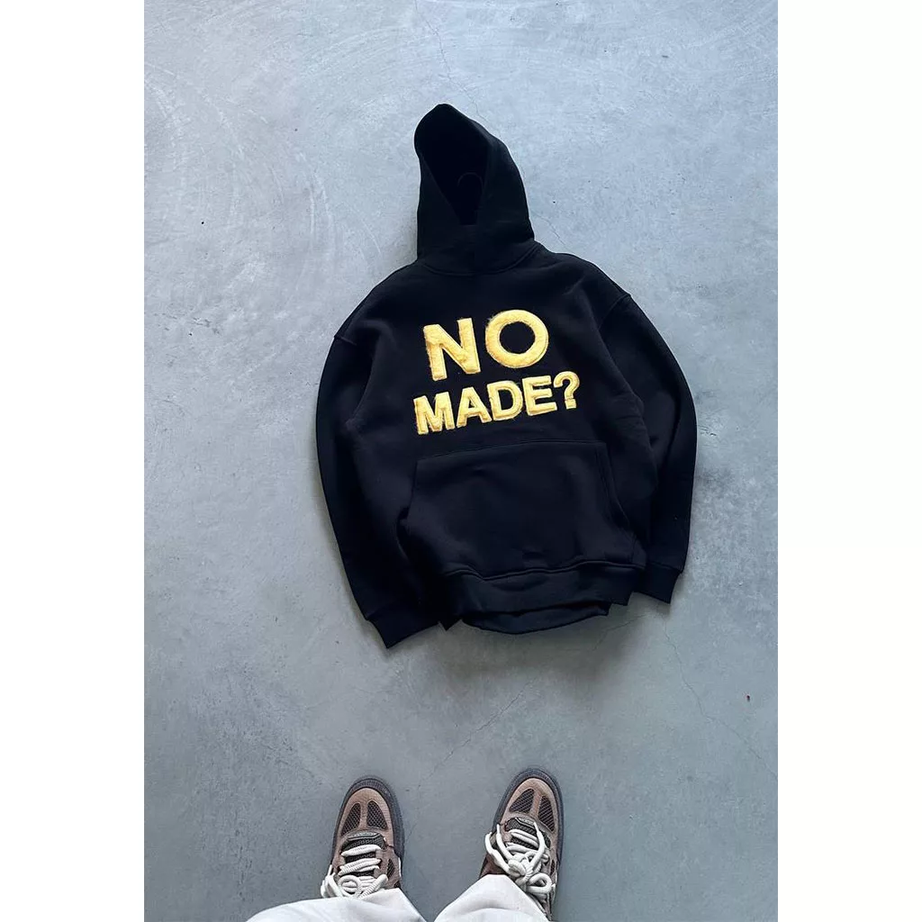 هودی مدل NO MADE برند واموس رنگ مشکی