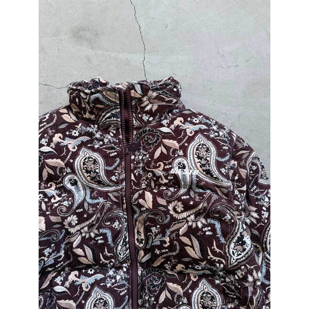 کاپشن ترمه پارچه کبریتی برند GSTO رنگ زرشکی