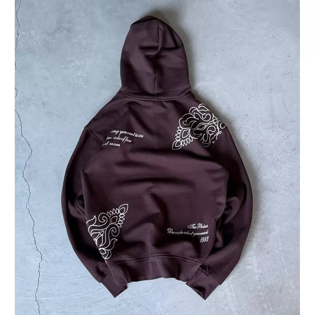 هودی مدل the polizei 1993 برند polizei رنگ قهوه ای