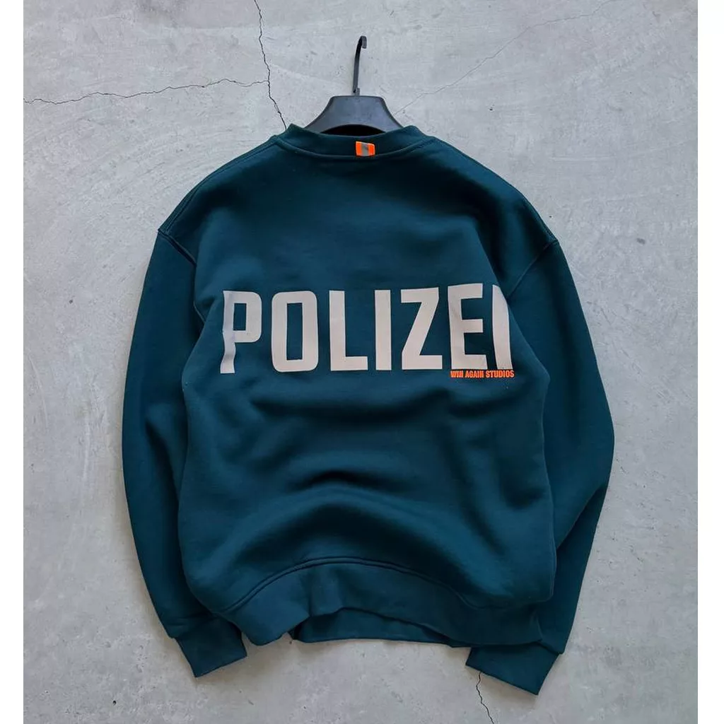 دورس مدل نوشته polizei رنگ سبز