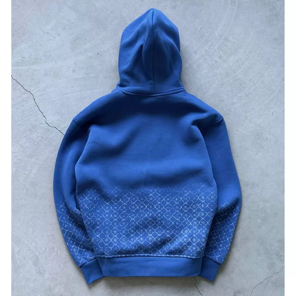 هودی مدل هندسی برند پولیزی رنگ آبی