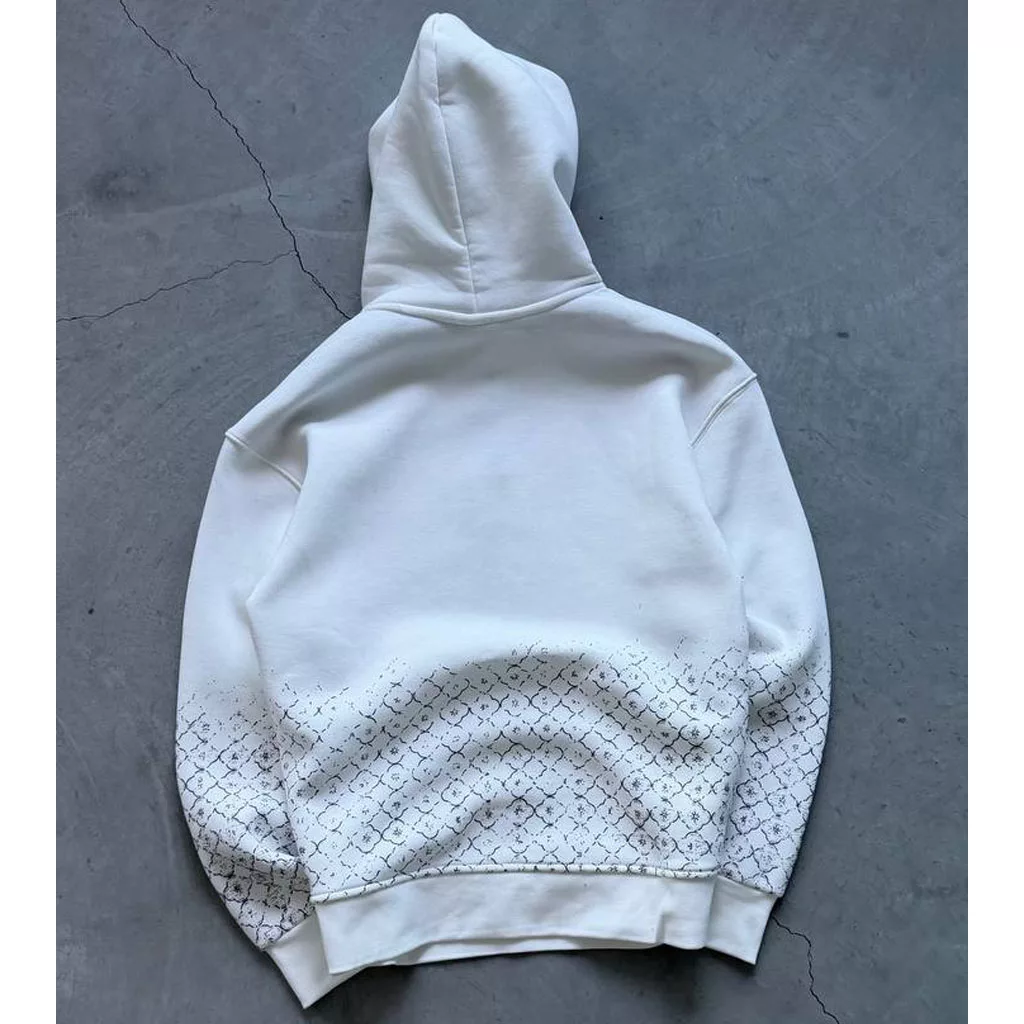 هودی مدل هندسی برند پولیزی رنگ سفید