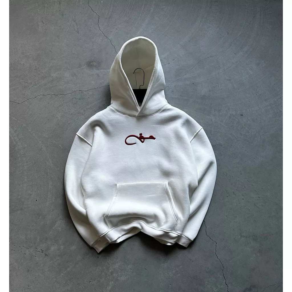 هودی مدل حق برند SAW رنگ سفید