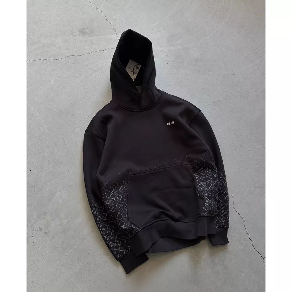 هودی مدل هندسی برند پولیزی رنگ مشکی