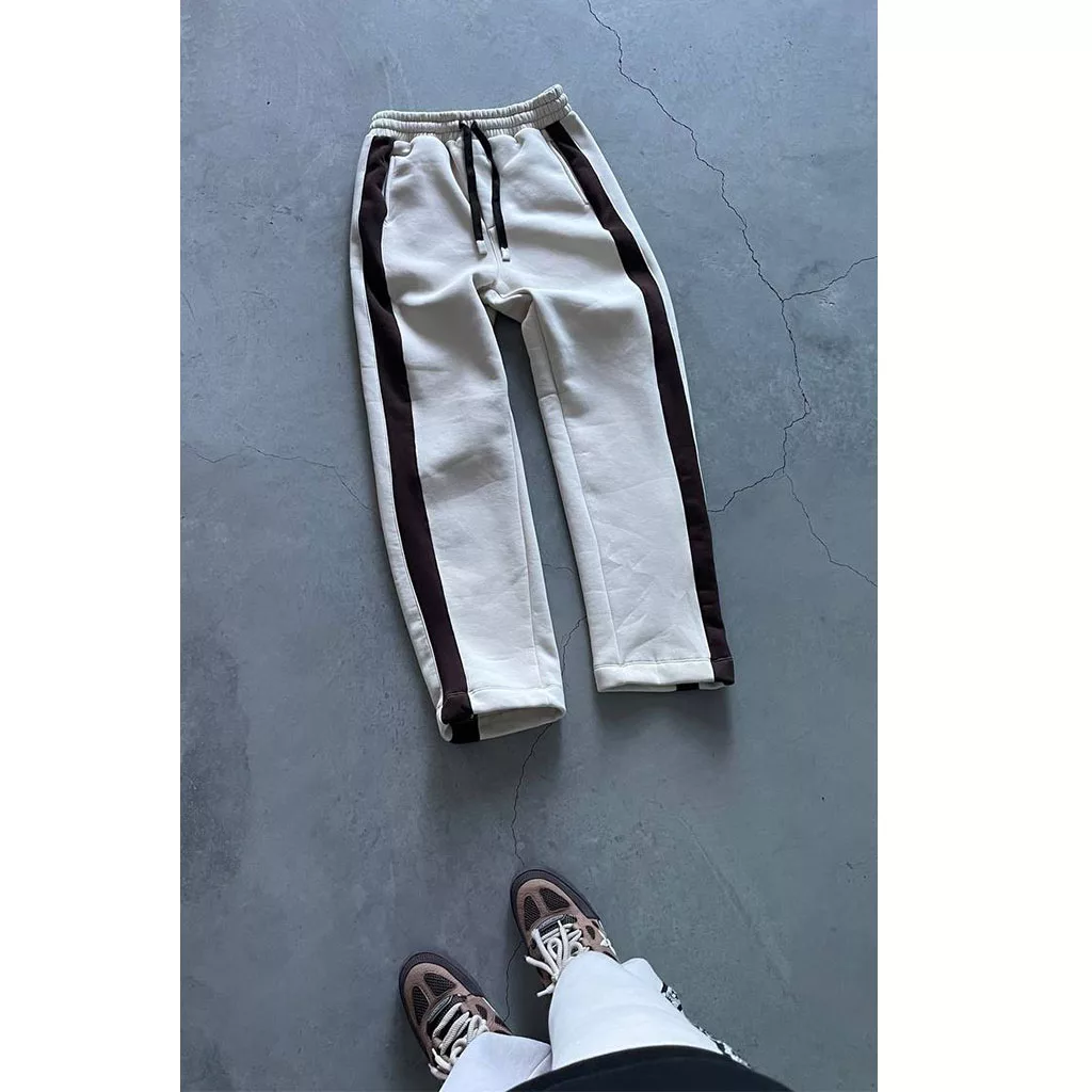 جاگر نوار دار رترو برند رترو رنگ کرم