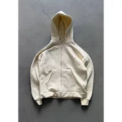 سویشرت طرح ستاره  برند رترو رنگ شیری