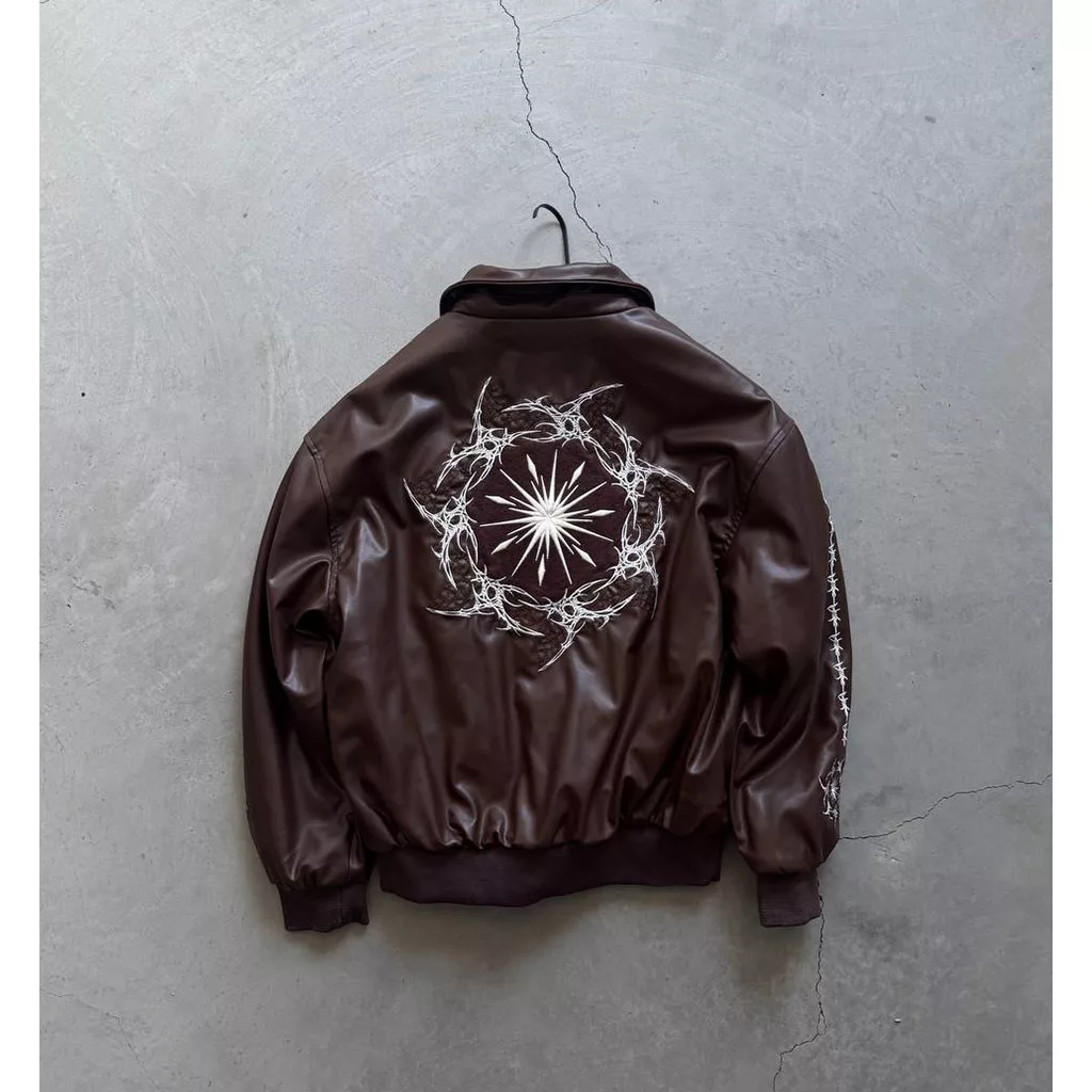 جکت مدل Sun برند رترو رنگ قهوه ای