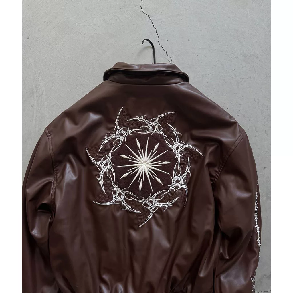 جکت مدل Sun برند رترو رنگ قهوه ای