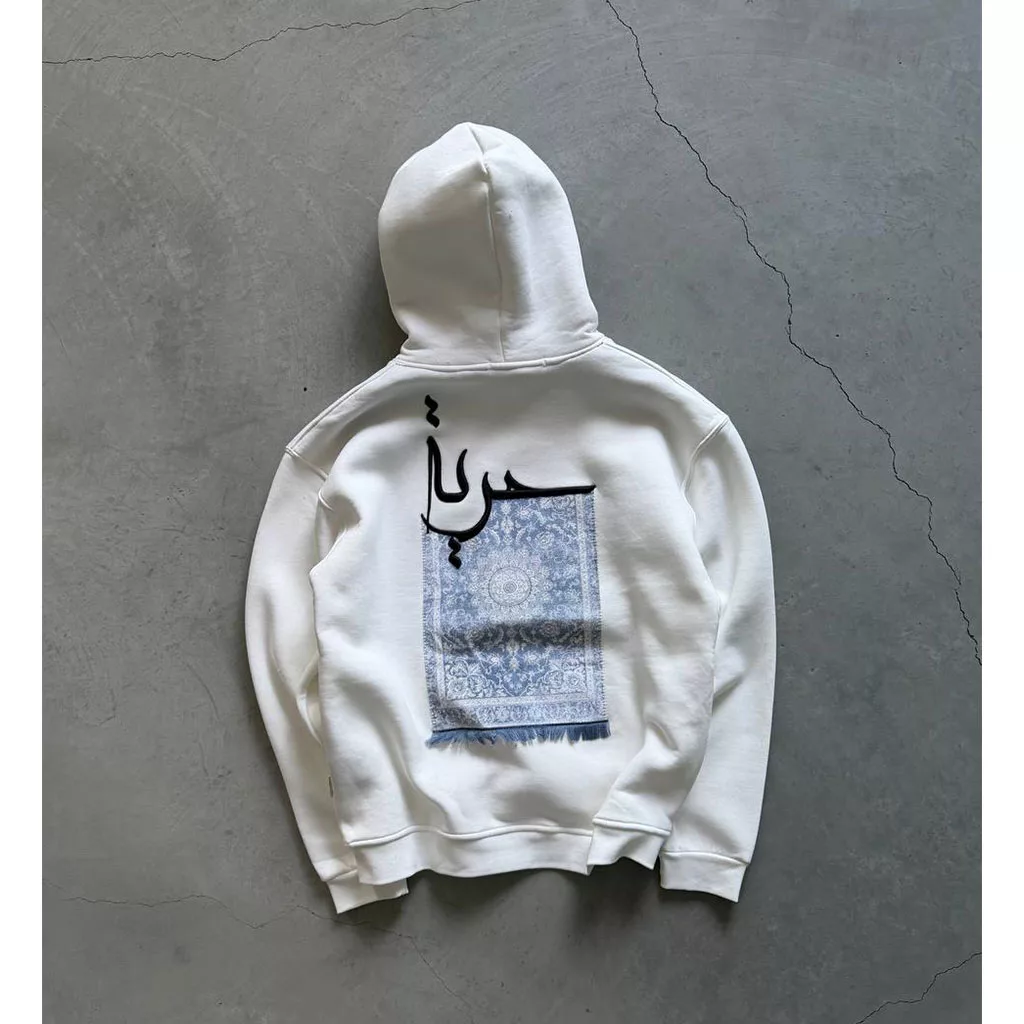 هودی مدل حوریا برند SAW رنگ کرم