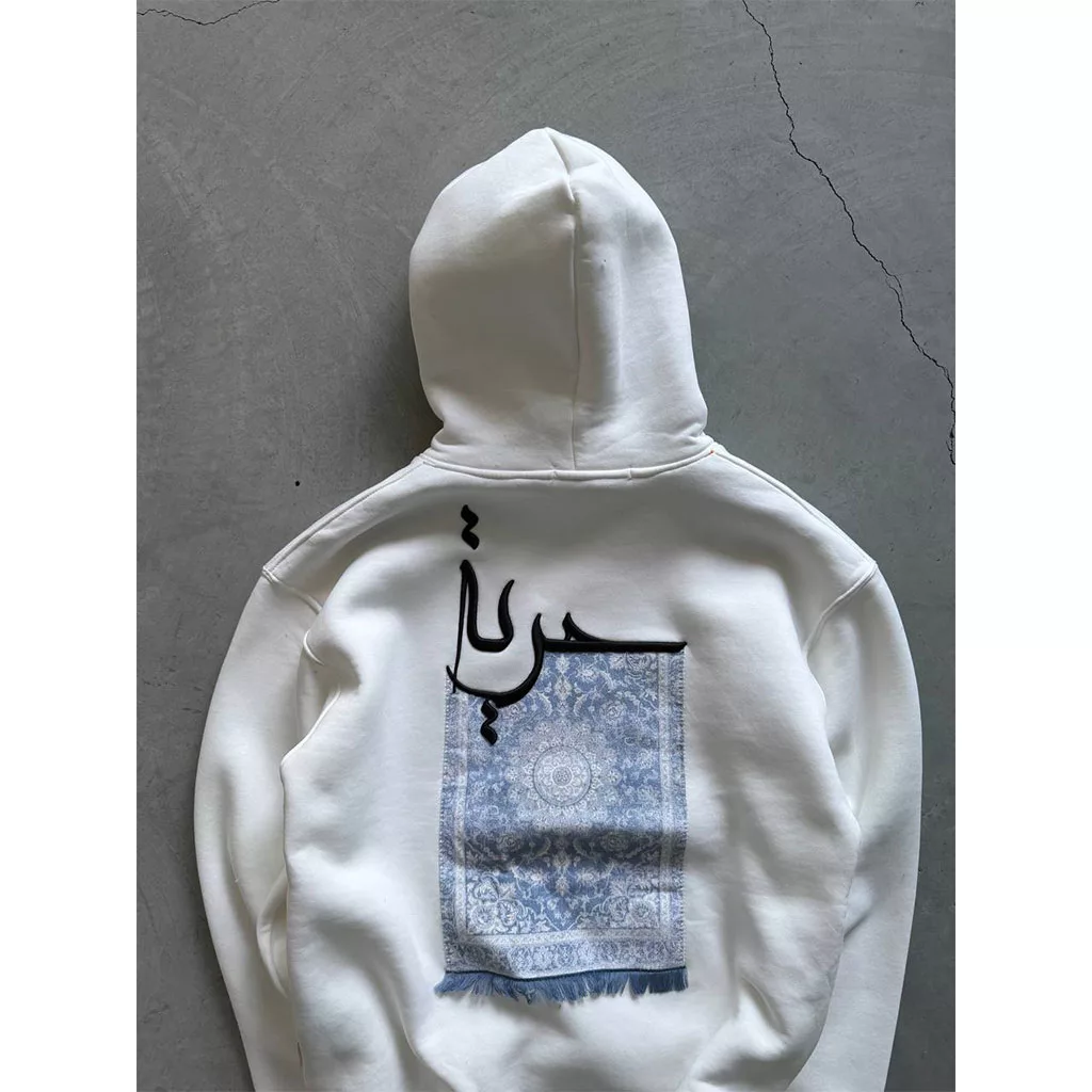 هودی مدل حوریا برند SAW رنگ کرم