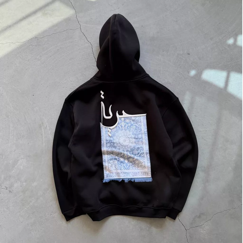 هودی مدل حوریا برند SAW رنگ مشکی