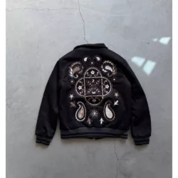 جکت طرح ترمه تومارو برند تومارو رنگ مشکی