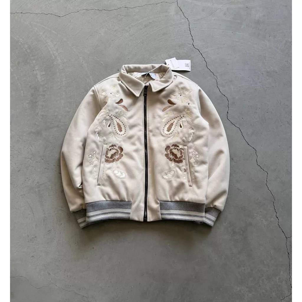 جکت طرح ترمه تومارو برند تومارو رنگ کرم