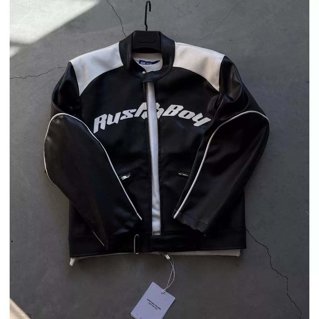 جکت ریسینگ جی اس تو برند GİESTO رنگ مشکی