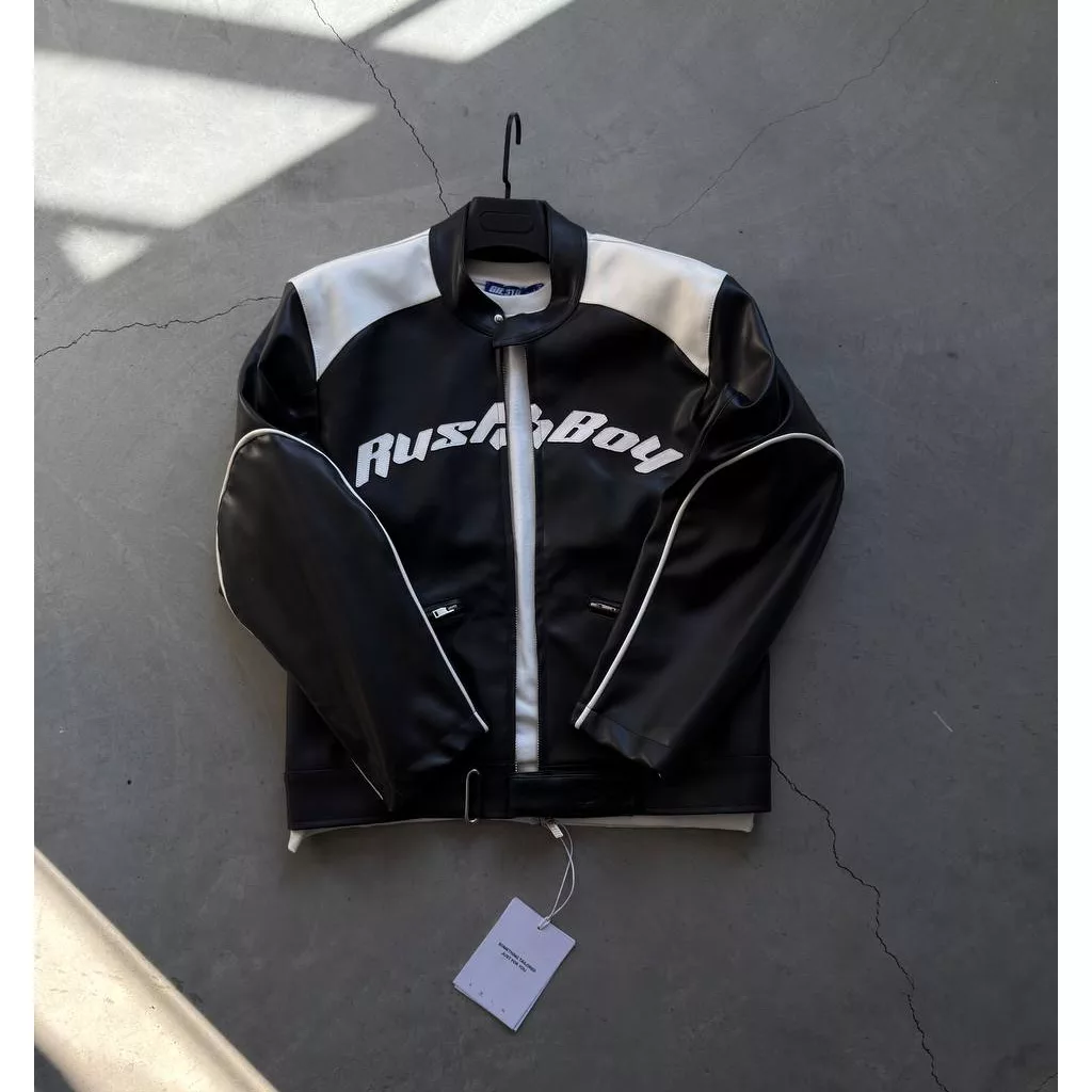 جکت ریسینگ جی اس تو برند GİESTO رنگ مشکی