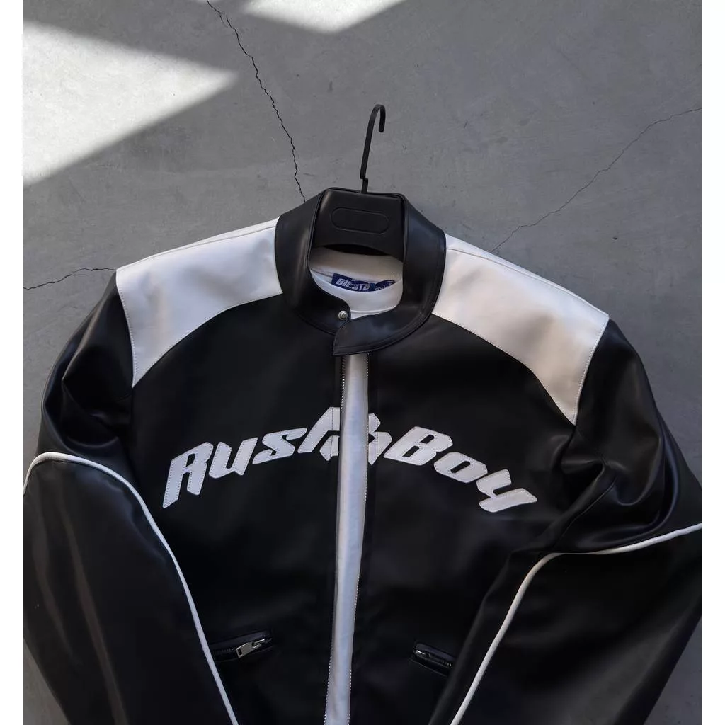 جکت ریسینگ جی اس تو برند GİESTO رنگ مشکی