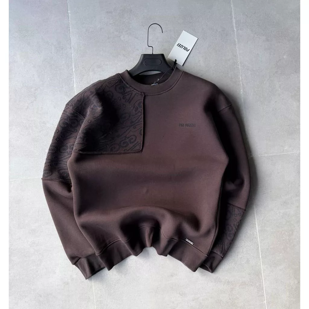 دورس دو‌تیکه ترمه برند پولیزی رنگ قهوه ای