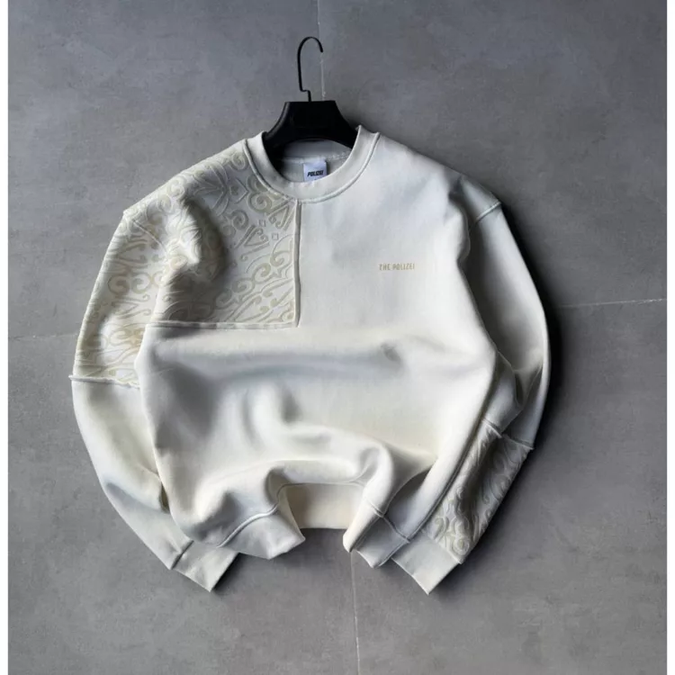 دورس دو‌تیکه ترمه برند پولیزی رنگ سفید