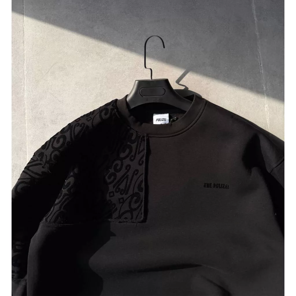 دورس دو‌تیکه ترمه برند پولیزی رنگ مشکی