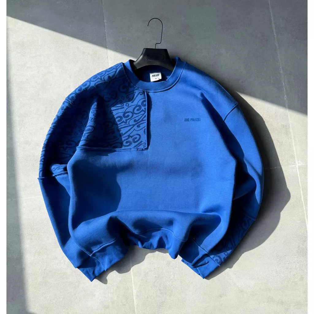 دورس دو‌تیکه ترمه برند پولیزی رنگ آبی