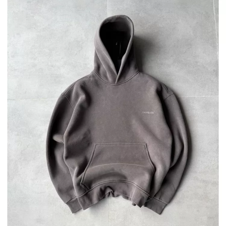 هودی بیسیک پولیزی برند پولیزی رنگ نسکافه ای