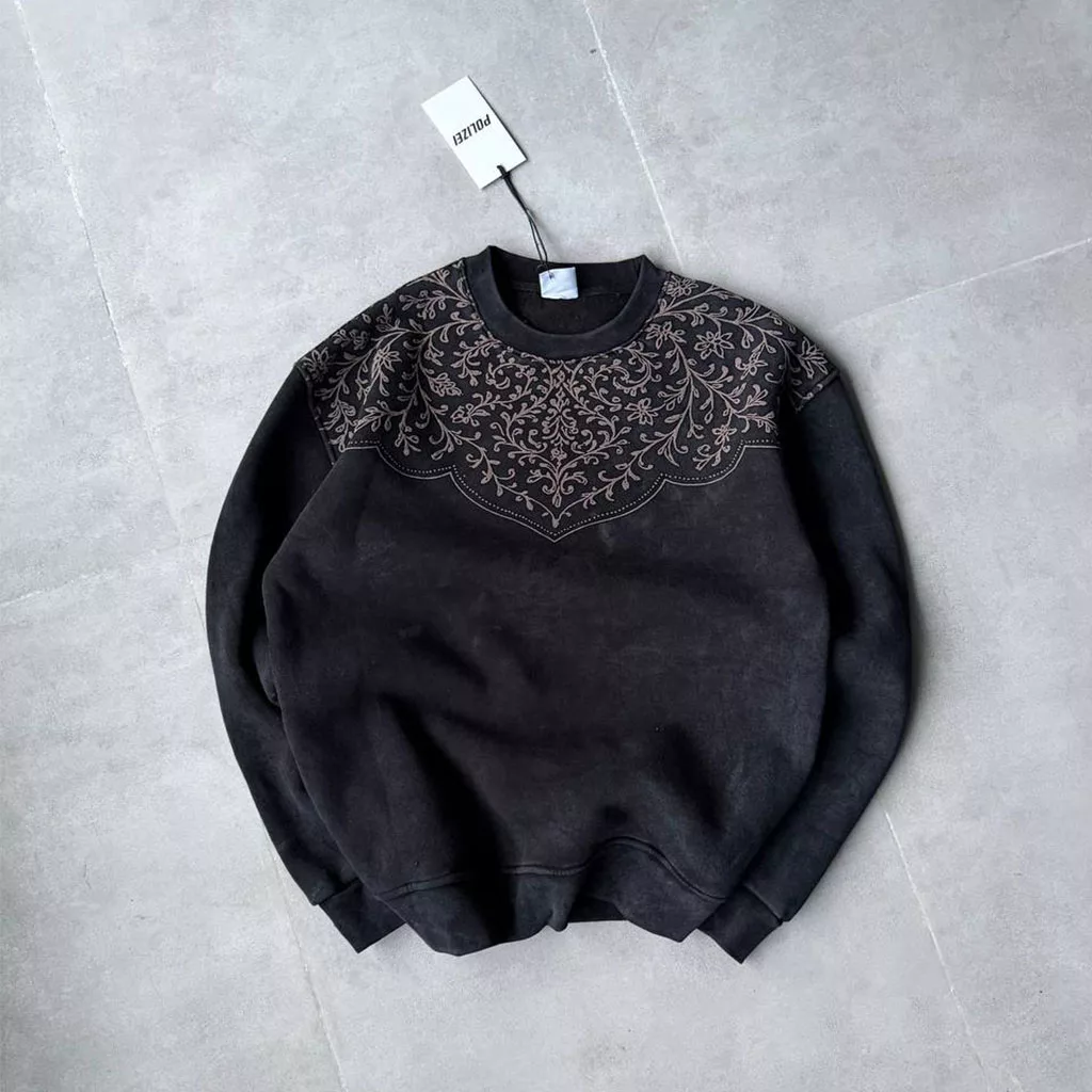 دورس طرح یقه ترمه برند پولیزی رنگ مشکی