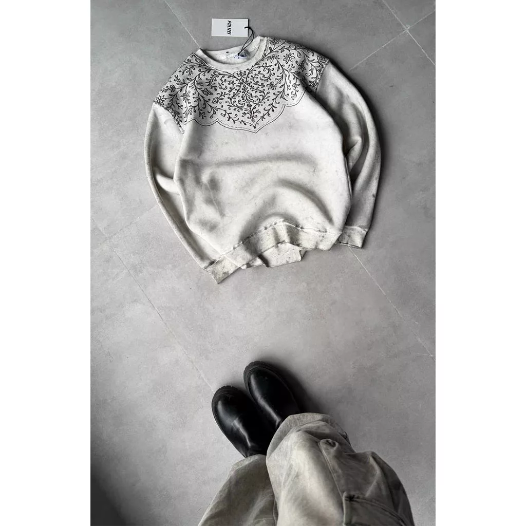 دورس طرح یقه ترمه برند پولیزی رنگ سفید