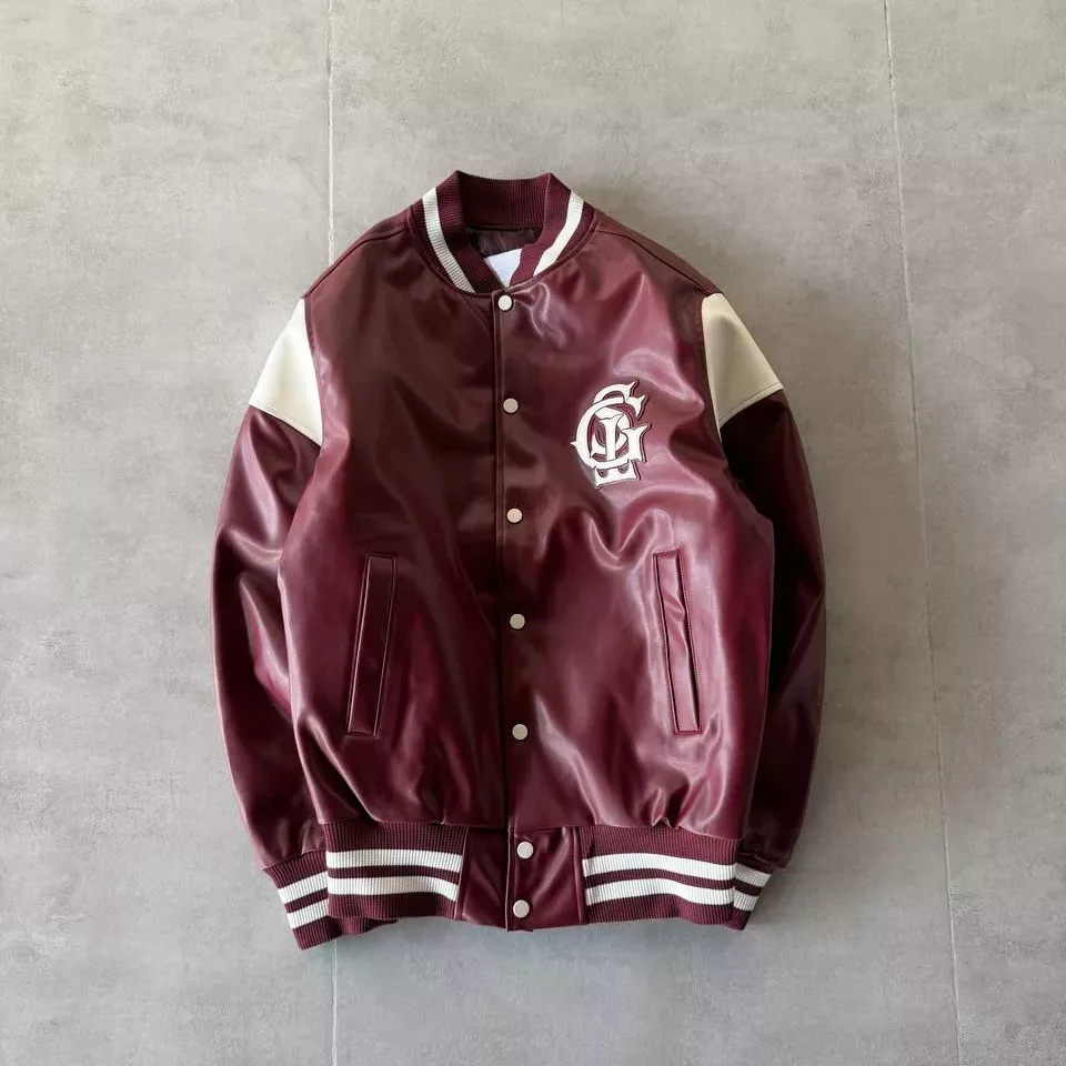 بامبر جکت برند GİESTO رنگ زرشکی