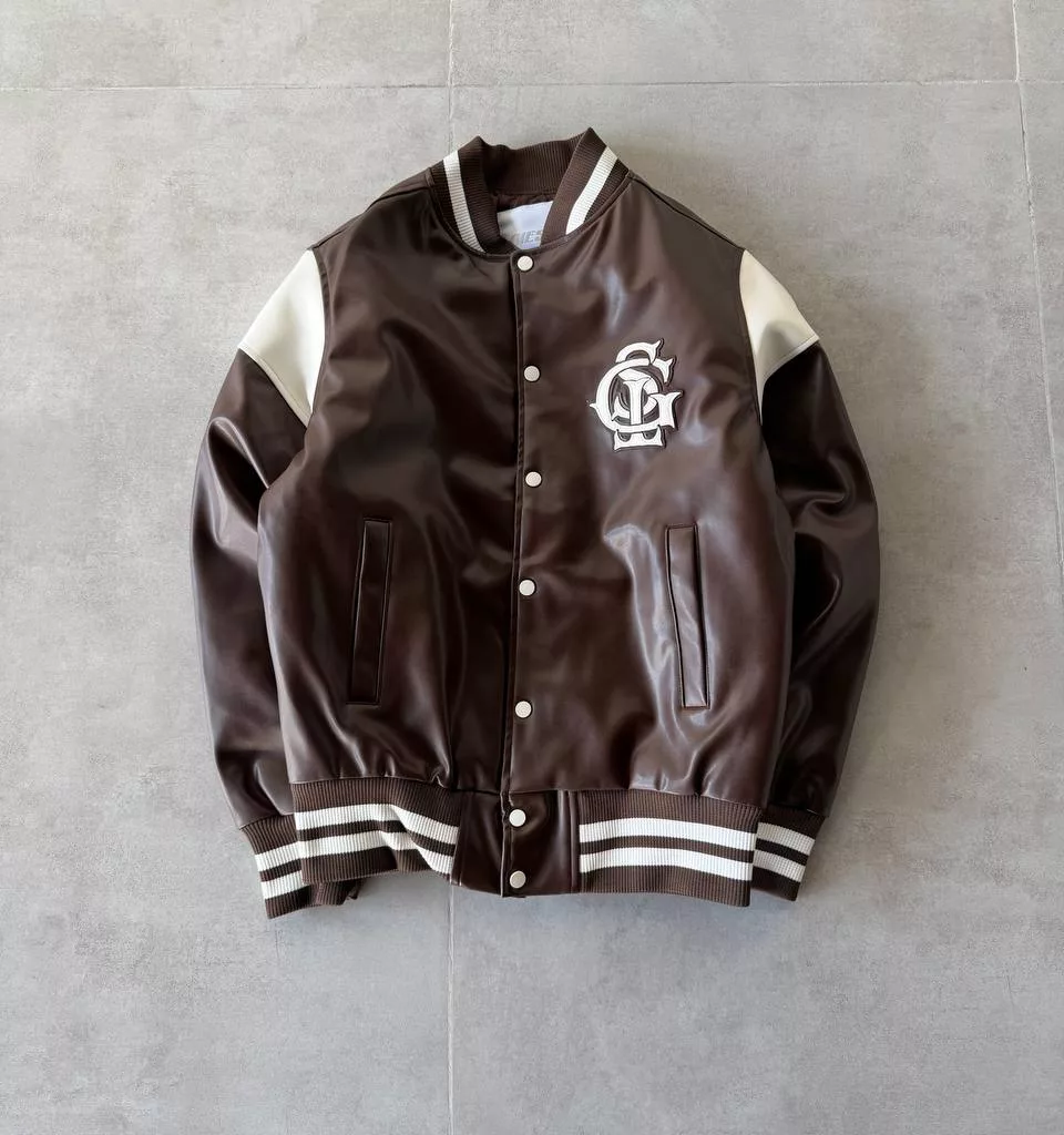 بامبر جکت برند GİESTO رنگ قهوه ای