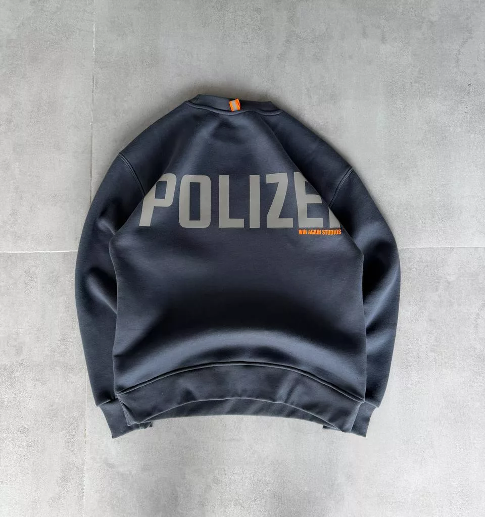 دورس مدل نوشته polizei رنگ نوک مدادی