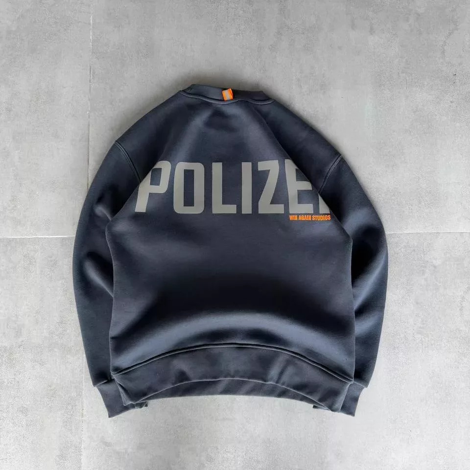 دورس مدل نوشته polizei رنگ نوک مدادی