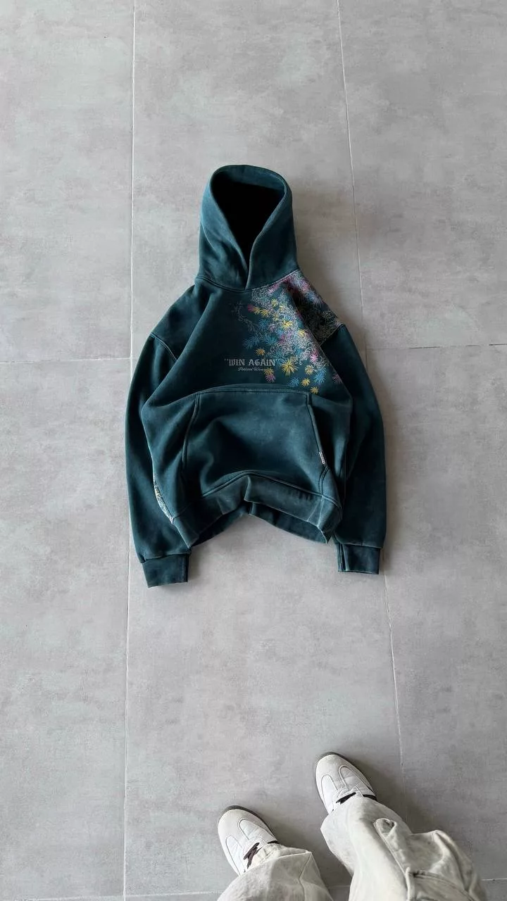 هودی طرح قاصدک برند پولیزی رنگ سبز