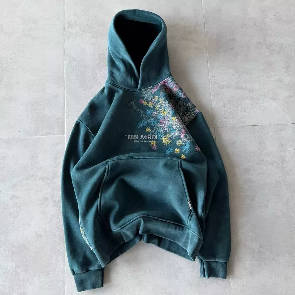 هودی طرح قاصدک برند پولیزی رنگ سبز