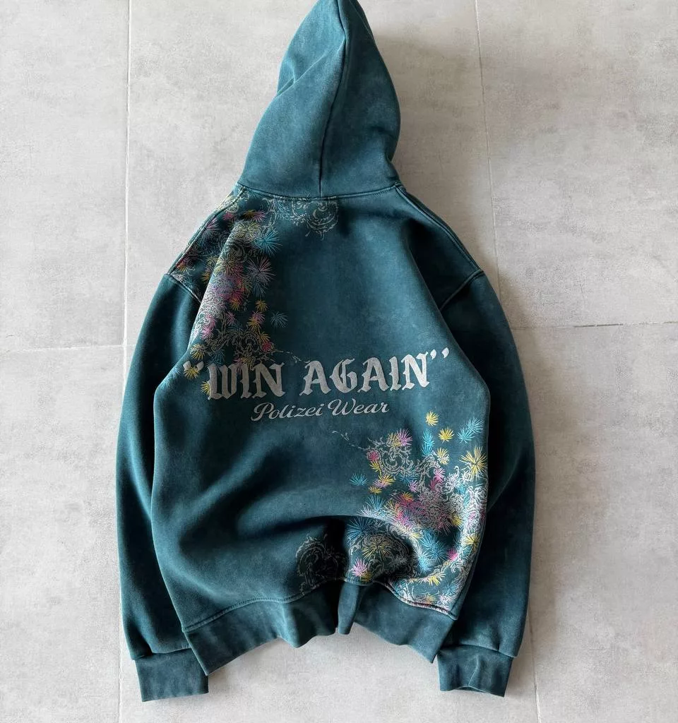 هودی طرح قاصدک برند پولیزی رنگ سبز