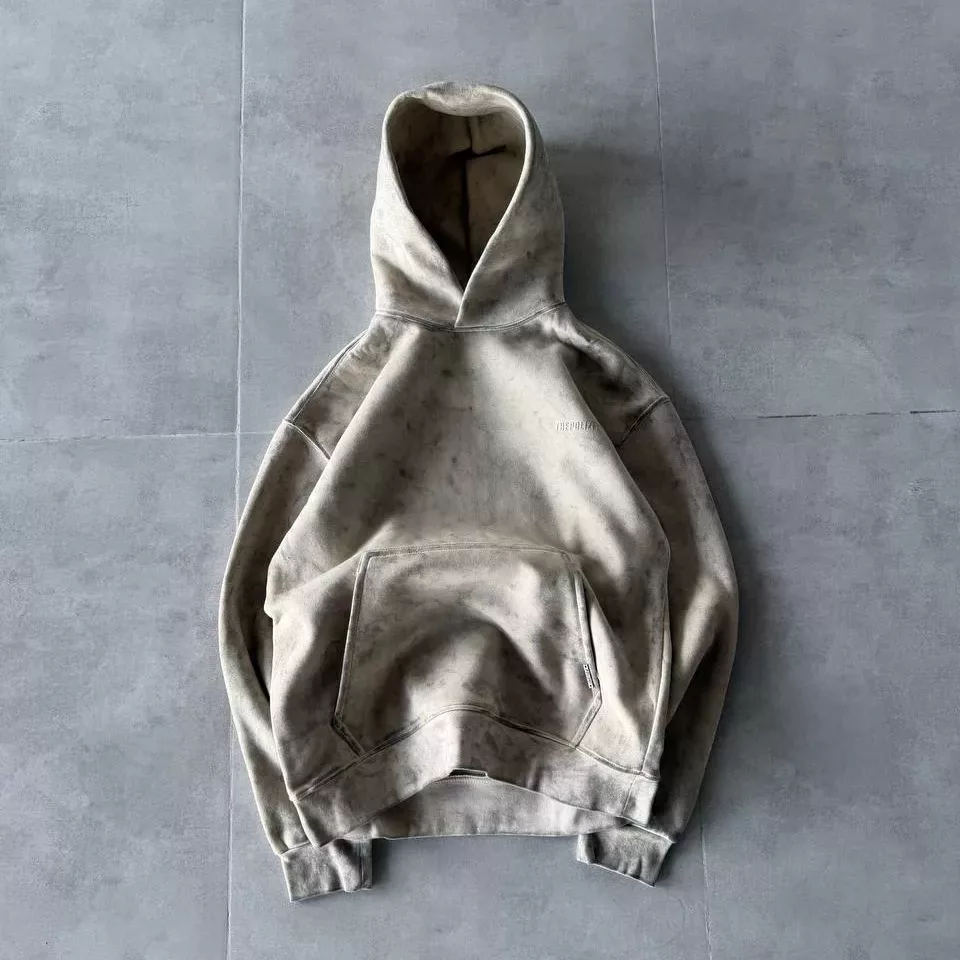 هودی بیسیک‌ نوشته polizi برند پولیزی رنگ کرم