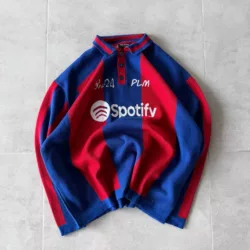 کیت بارسا برند pullmark رنگ قرمز_آبی