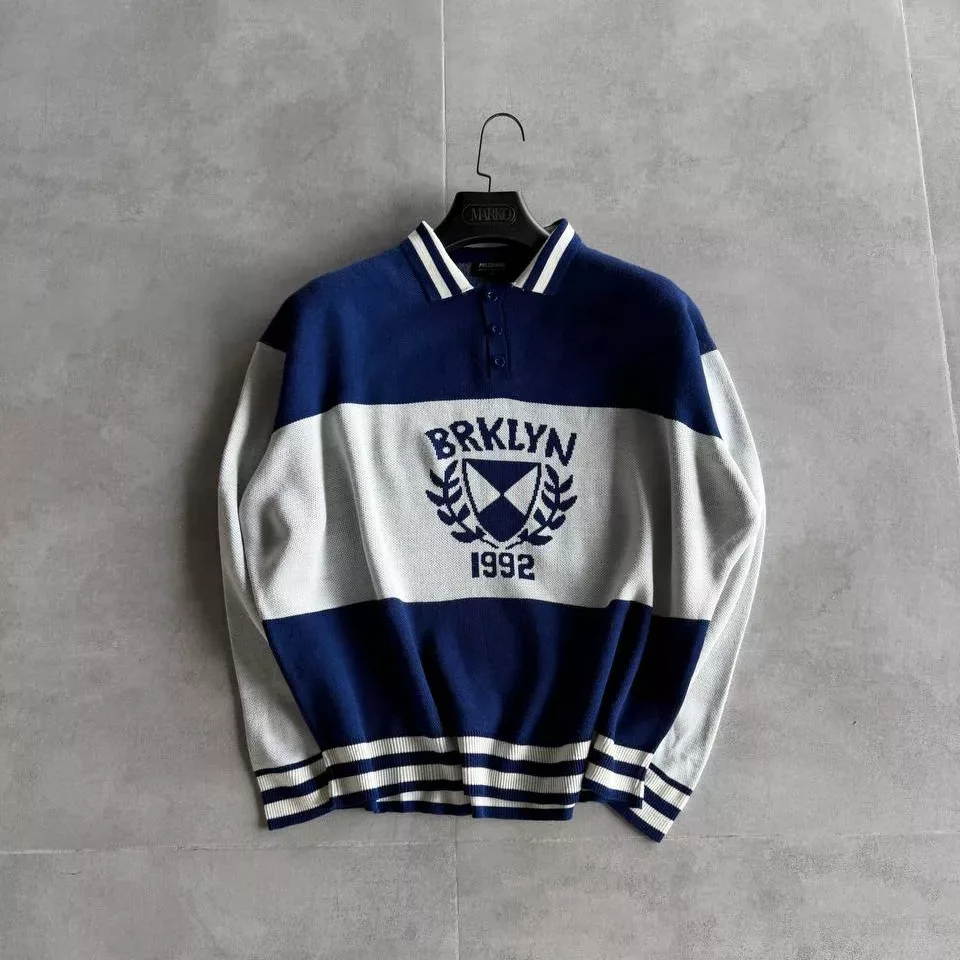 بافت brklyn برند pull mark رنگ آبی