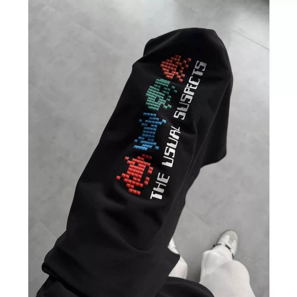 تیشرت مدل suspects رنگ مشکی