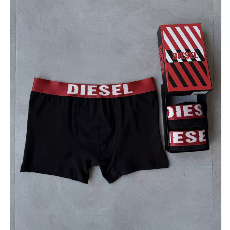 شورت پادار دیزل  برند DIESELرنگ مشکی
